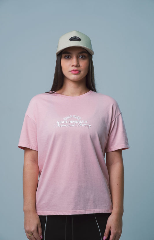 Camiseta Nocturnal Activity BBGIRL1  Rosada