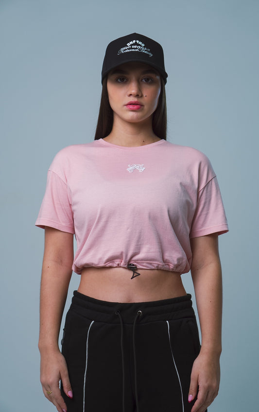 Crop Top Nocturnal Activity BBGIRL1 Rosada
