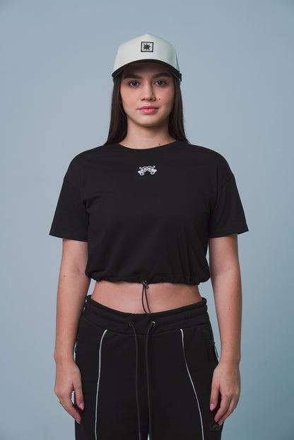 Crop Top Nocturnal Activity BBGIRL3 Negro