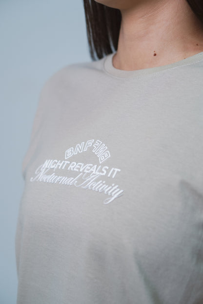 Camiseta Nocturnal Activity BBGIRL2 Beige