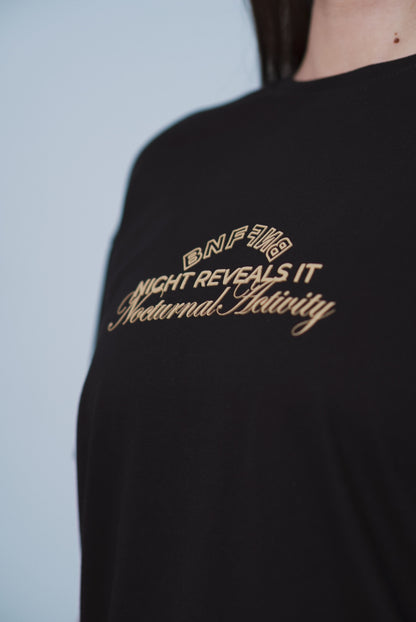 Camiseta Nocturnal Activity BBGIRL3 Negro