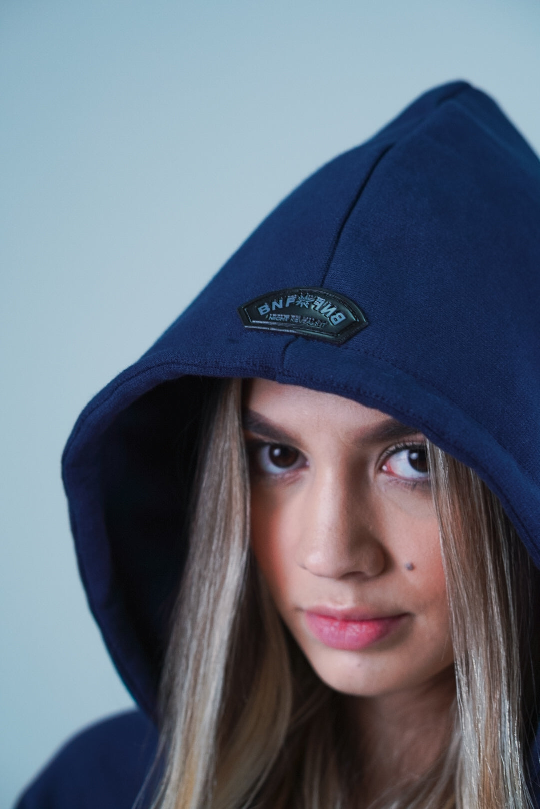 Cropped Hoodie BBBLUE Disciples Insignia-NG Navy