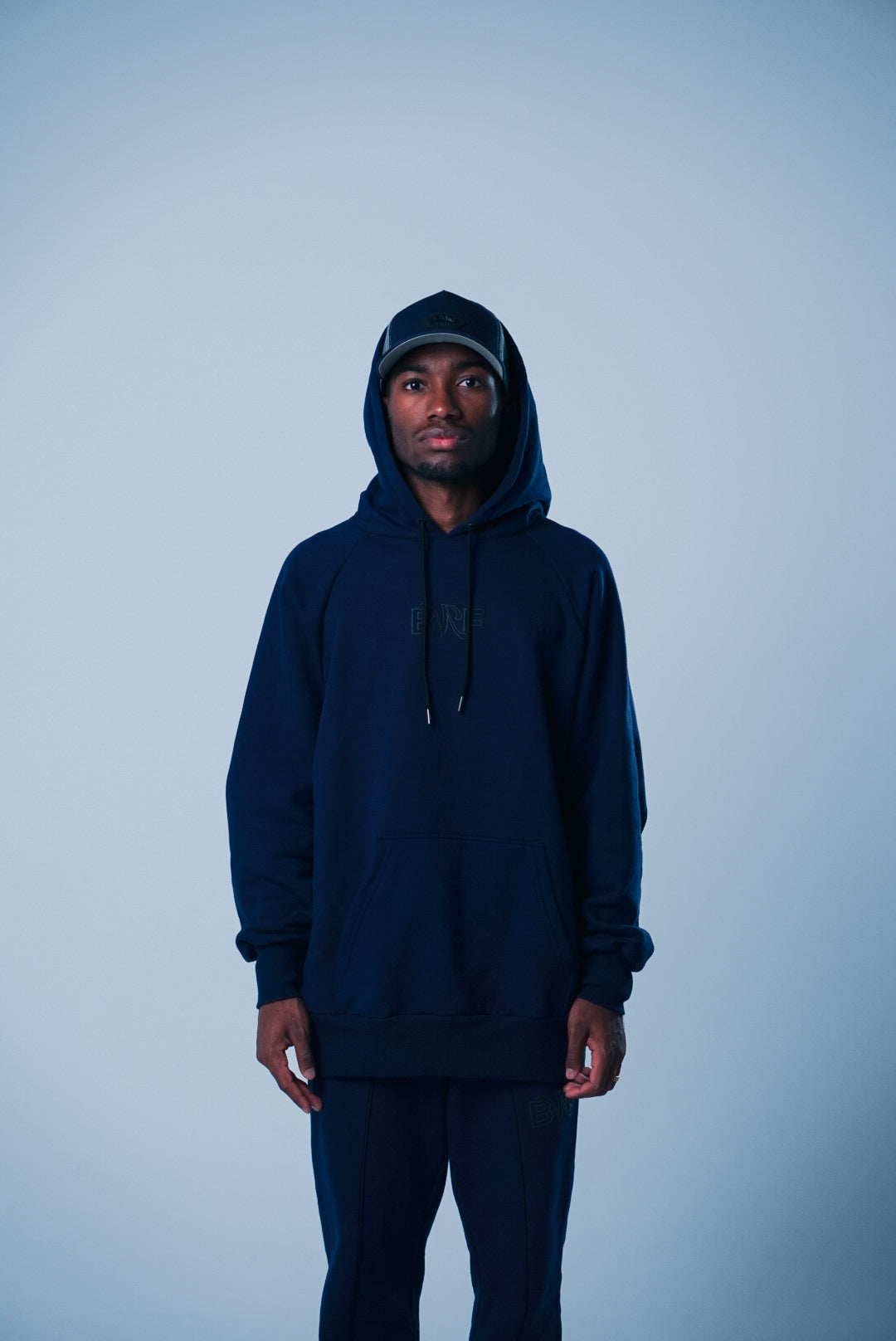 Hoodie BBBLUE Disciples Shuriken Navy